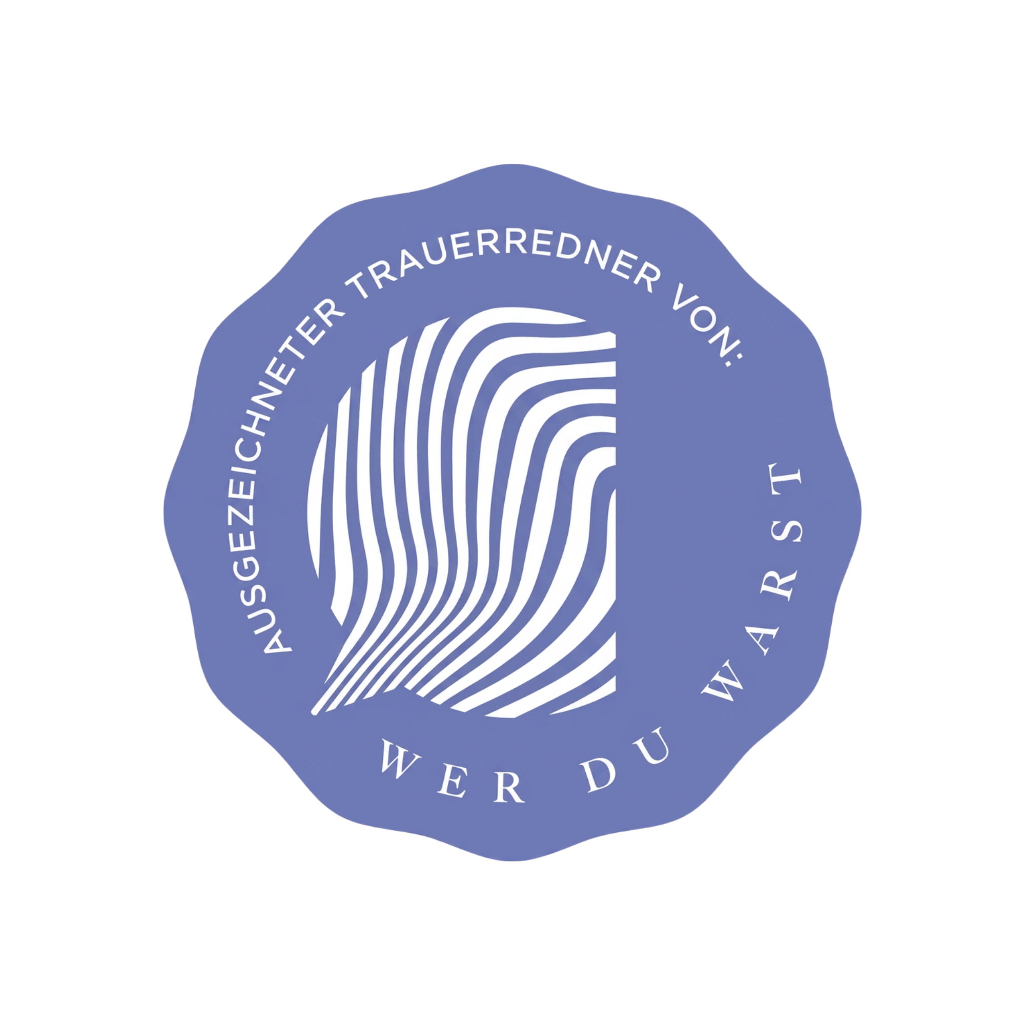 Ausgezeichneter Trauerredner Siegel wer-duwarst.de